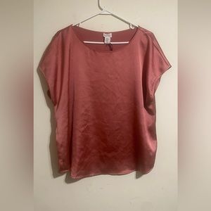 Nicole Miller New York Sz XXL Pink Blouse